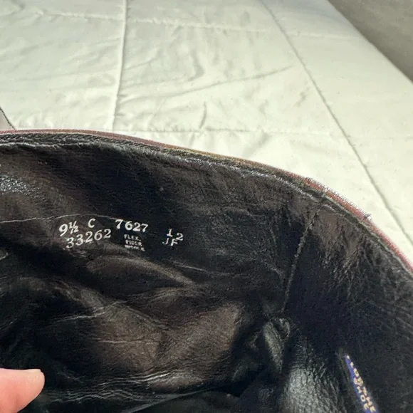 Florsheim Men's Dark Burgundy Leather Boots - Picture 6 of 6